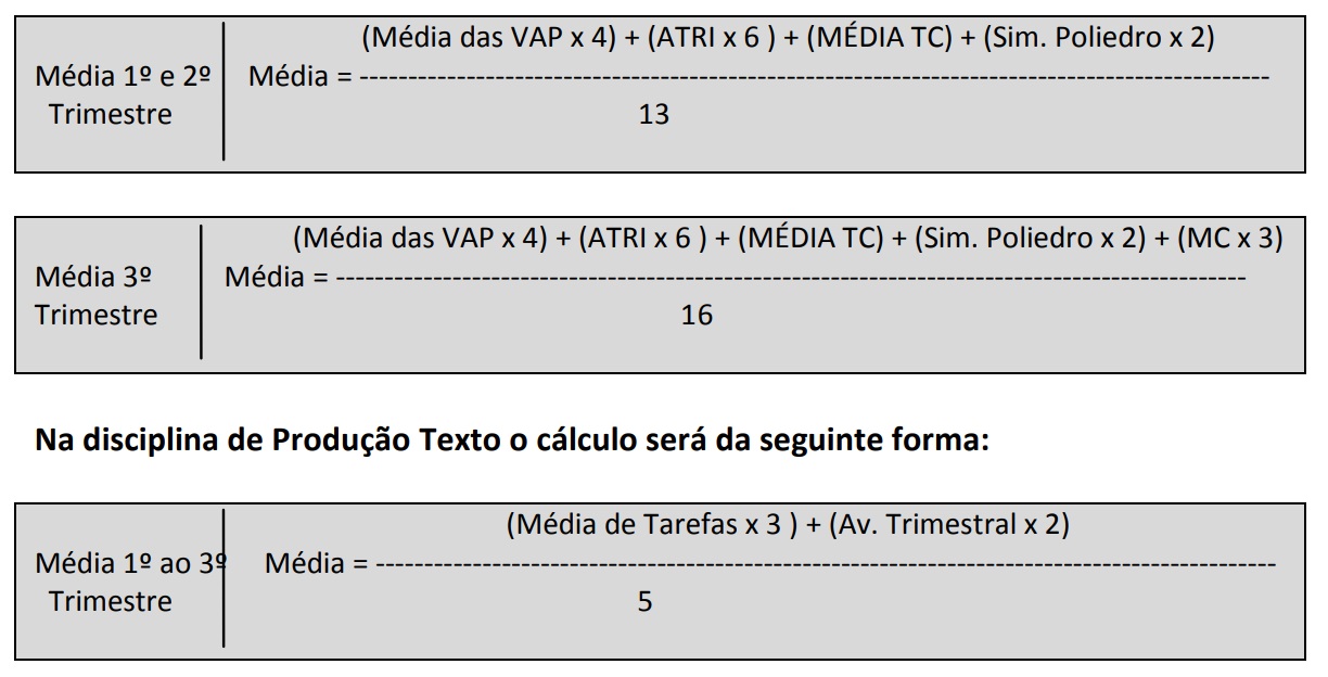 Sistema de Avaliação 7