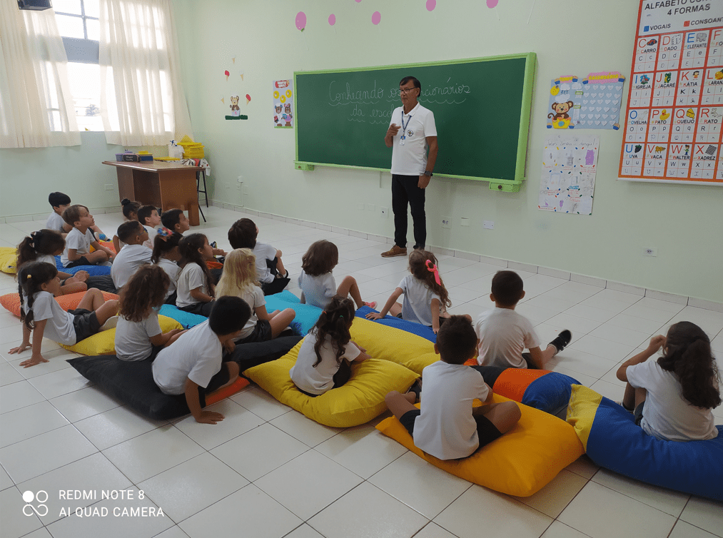 Conhecendo os funcionários da escola - 2024 2